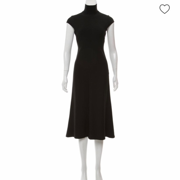 Theory Dresses & Skirts - Theory Mock Neck Cap Sleeve Midi Dress